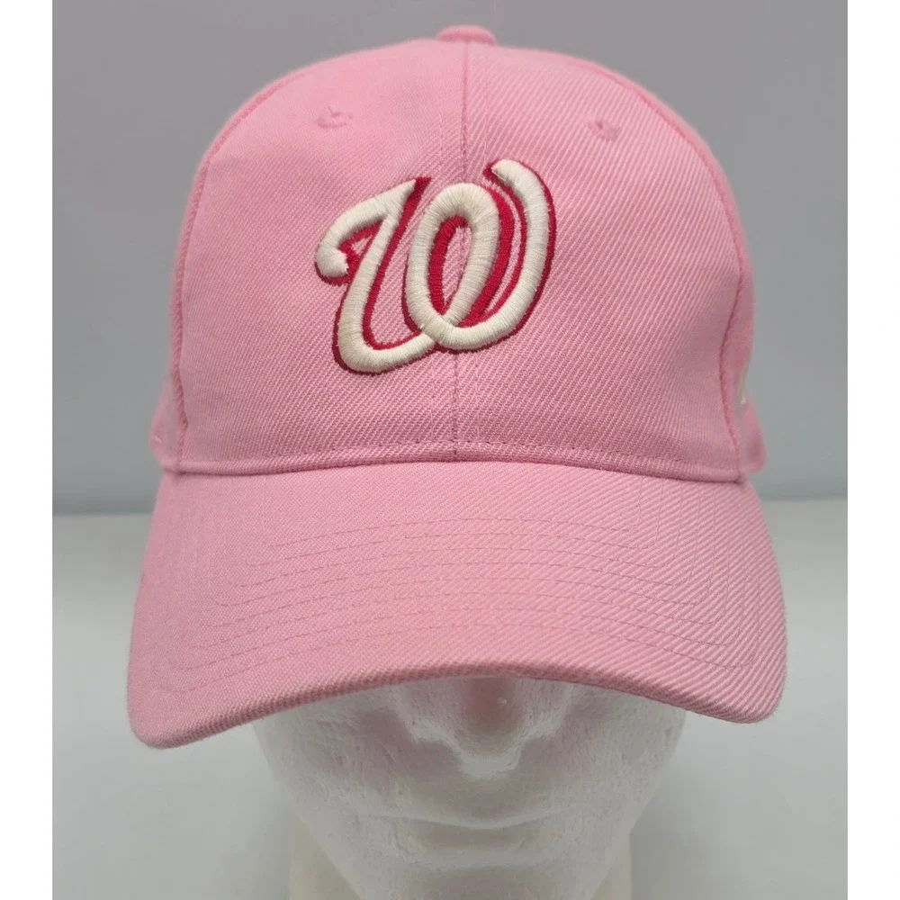 Washington Nationals MLB Pink Baseball Cap Womens Strapback Hat